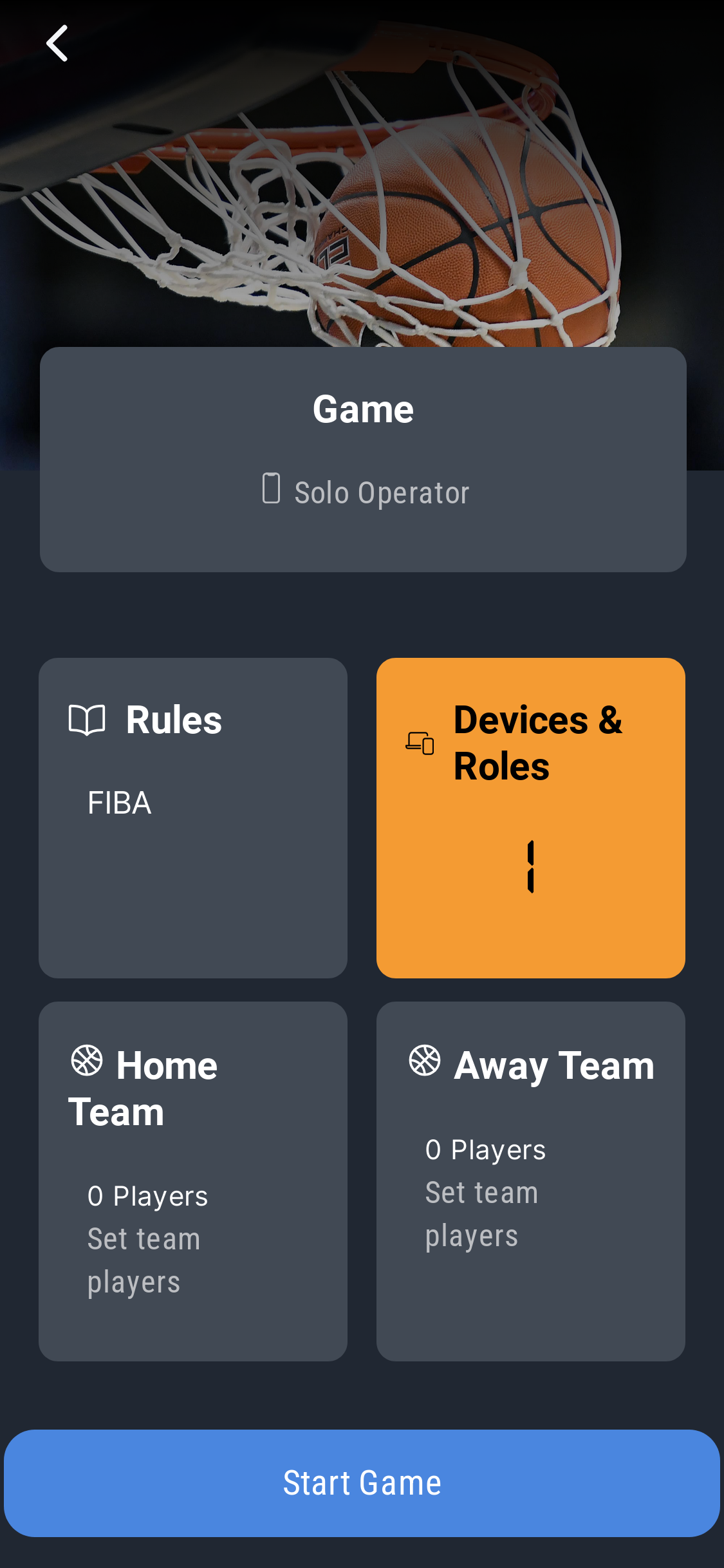 Game preparation - step 3